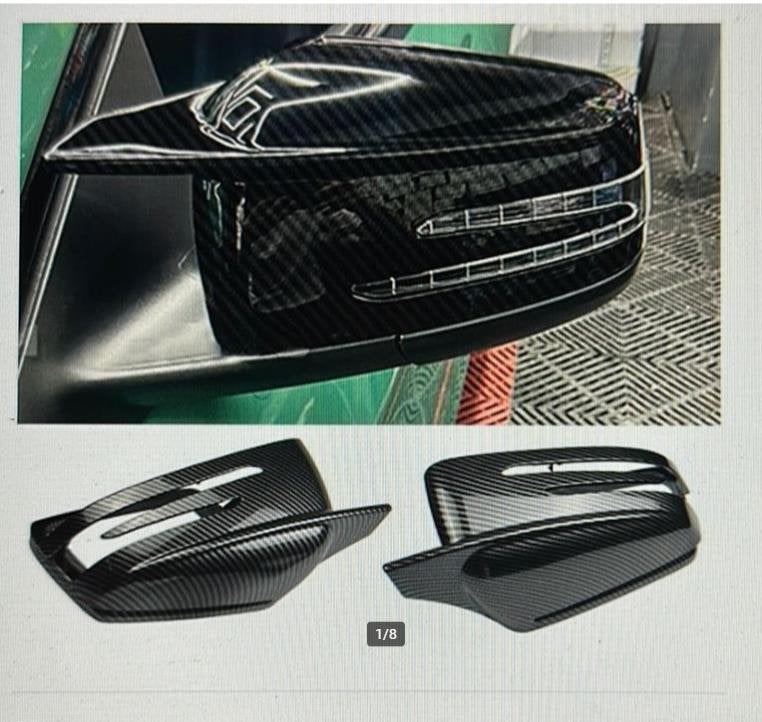 carbon look spiegel spiegelkappen Voor Mb w204 w176 amg, Verzenden, Automotive Parts, A.parts@hotmail.nl, Trasmolenlaan 12 3447 GZ Woerden