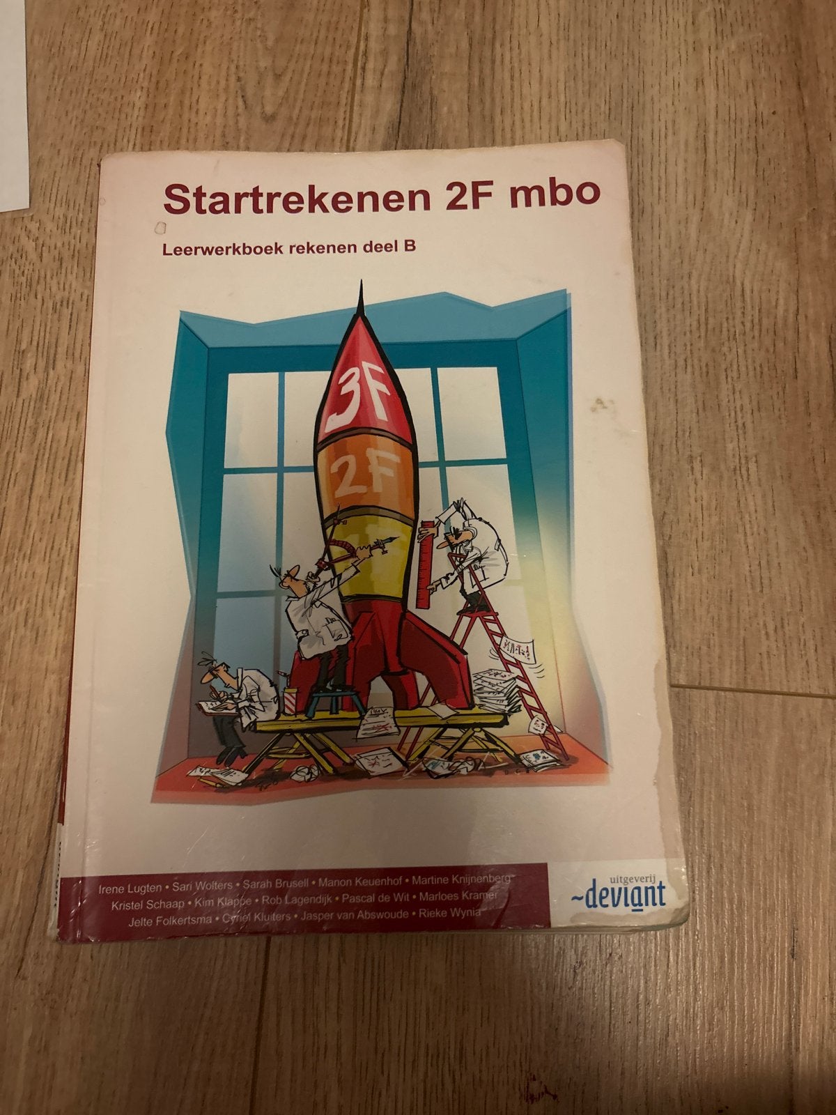 Startrekenen 2F mbo Leerwerkboek rekenen deel B, Ophalen of Verzenden, Zo goed als nieuw, Overige niveaus, Overige vakken