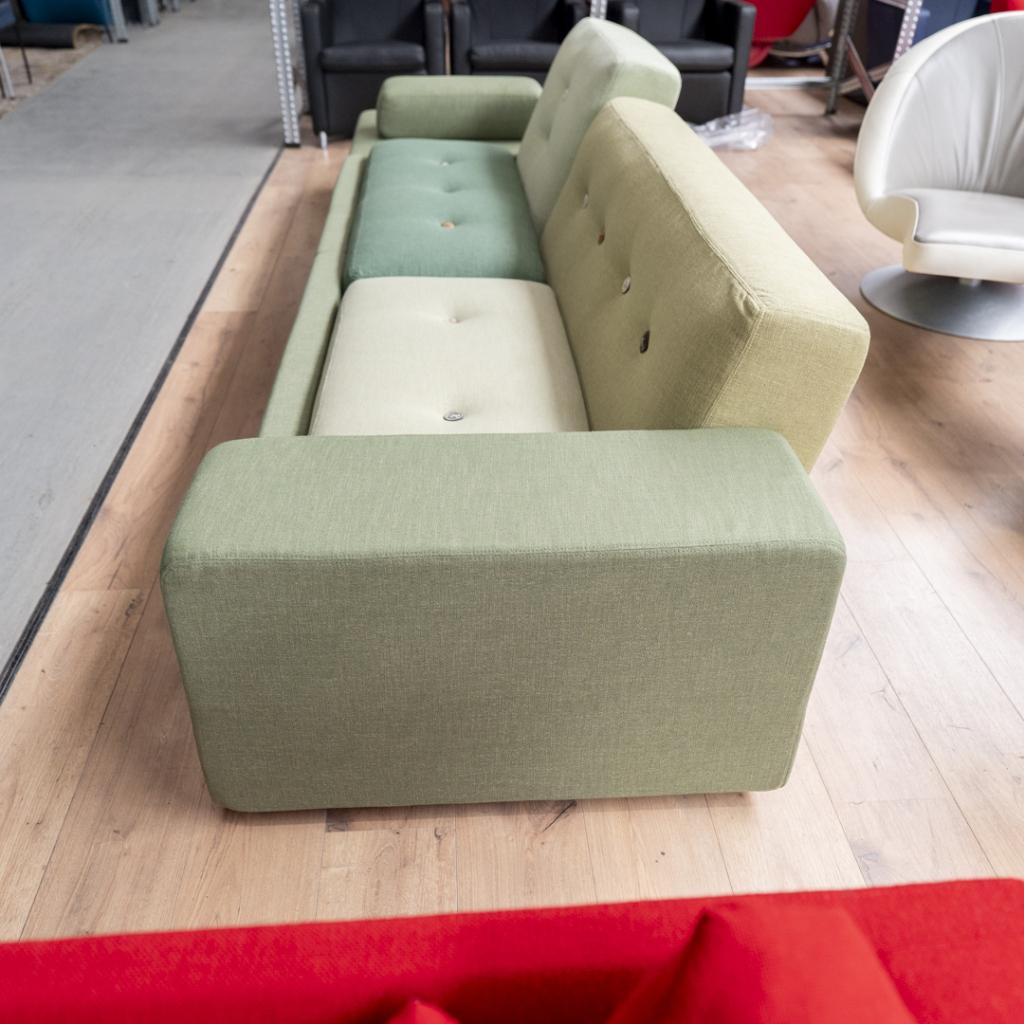 1x Vitra Hella Jongerius Poldersofa XXL/330cm - Groen Mix, Huis en Inrichting, Niet ingevuld, Niet ingevuld, 300 cm of meer, Ophalen of Verzenden