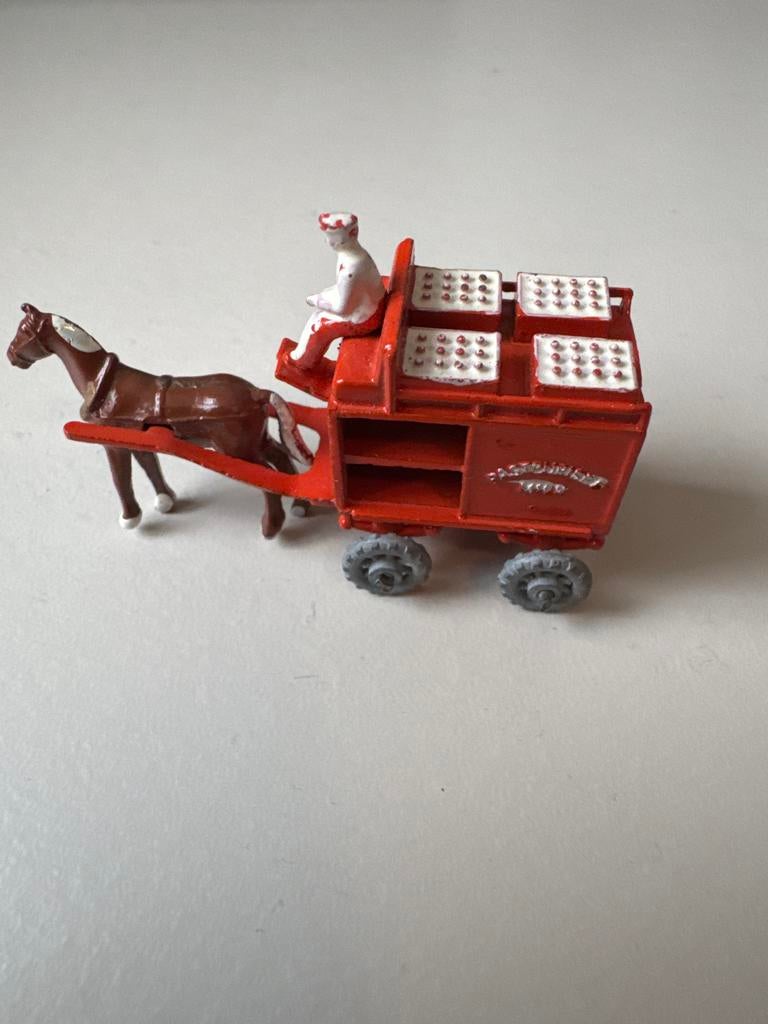 Matchbox Lesney No. 73 Paardenwagen (compleet) vintage, Verzamelen, Speelgoed, Ophalen of Verzenden, Gebruikt