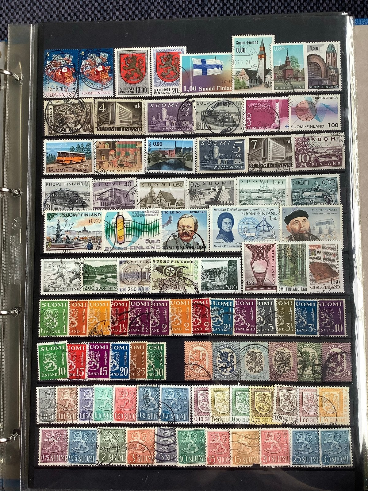 Grote collectie Finse postzegels, Ophalen of Verzenden, Na 1940, Gestempeld