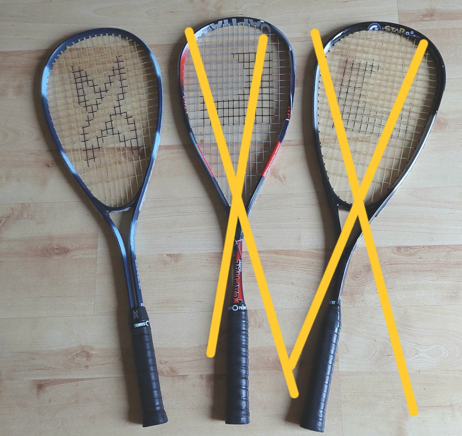 EXEL squashracket, Sport en Fitness, Ophalen of Verzenden, Zo goed als nieuw, Racket
