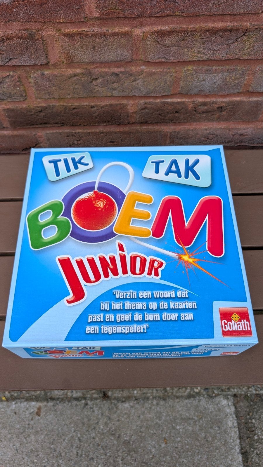 Tik Tak Boem Junior - Leuk gezelschapsspel voor kinderen, Vijf spelers of meer, Ophalen, Zo goed als nieuw, Goliath