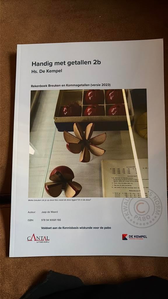 Handig met getallen 2b - Hogeschool de Kempel, Ophalen of Verzenden, Zo goed als nieuw, Jaap de Waard, Nederlands