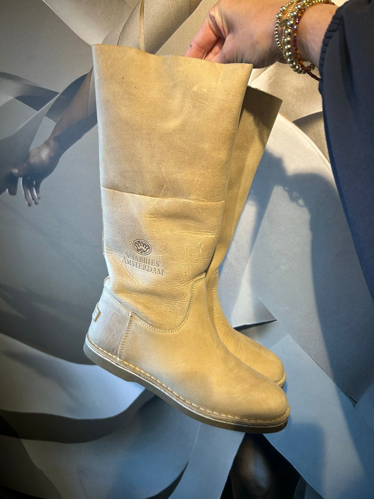 Fred de la Bretoniere Shabbies winterlaarzen mt 38, Hoge laarzen, Shabbies, Beige, Ophalen of Verzenden