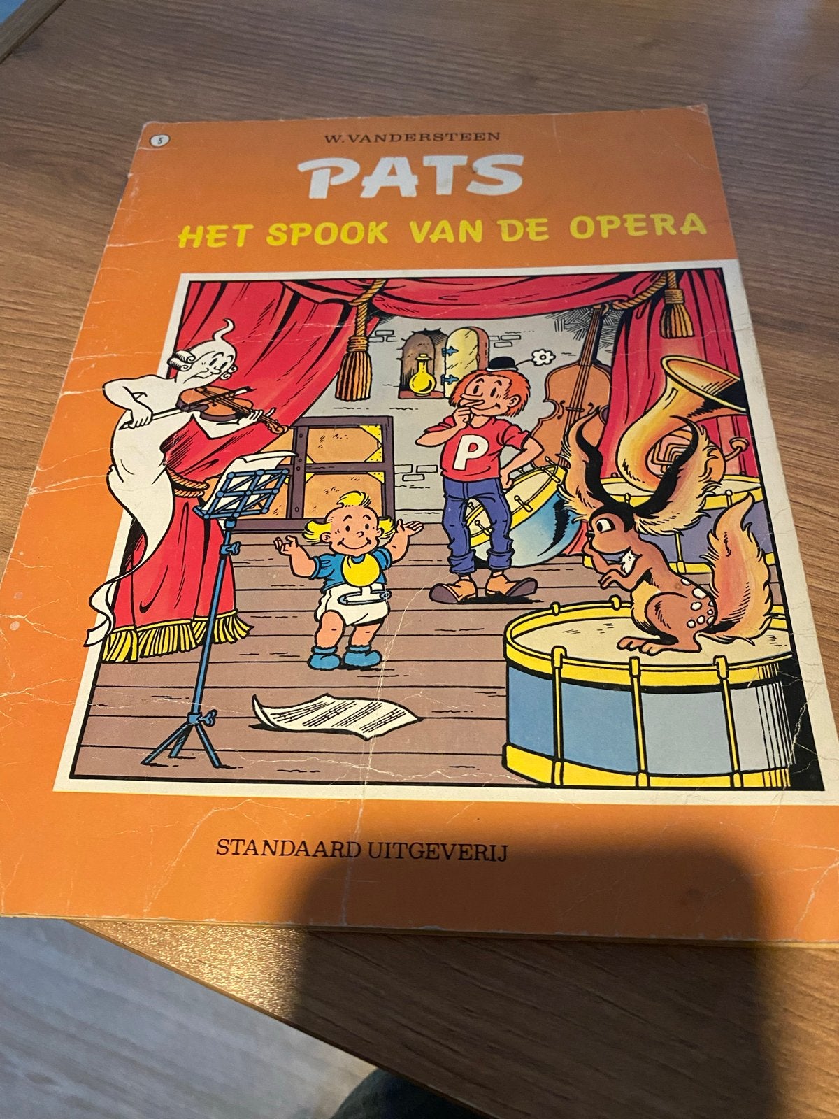Pats: Het Spook van de Opera - W. Vandersteen Stripboek, Boeken, Eén stripboek, Ophalen of Verzenden, Gelezen