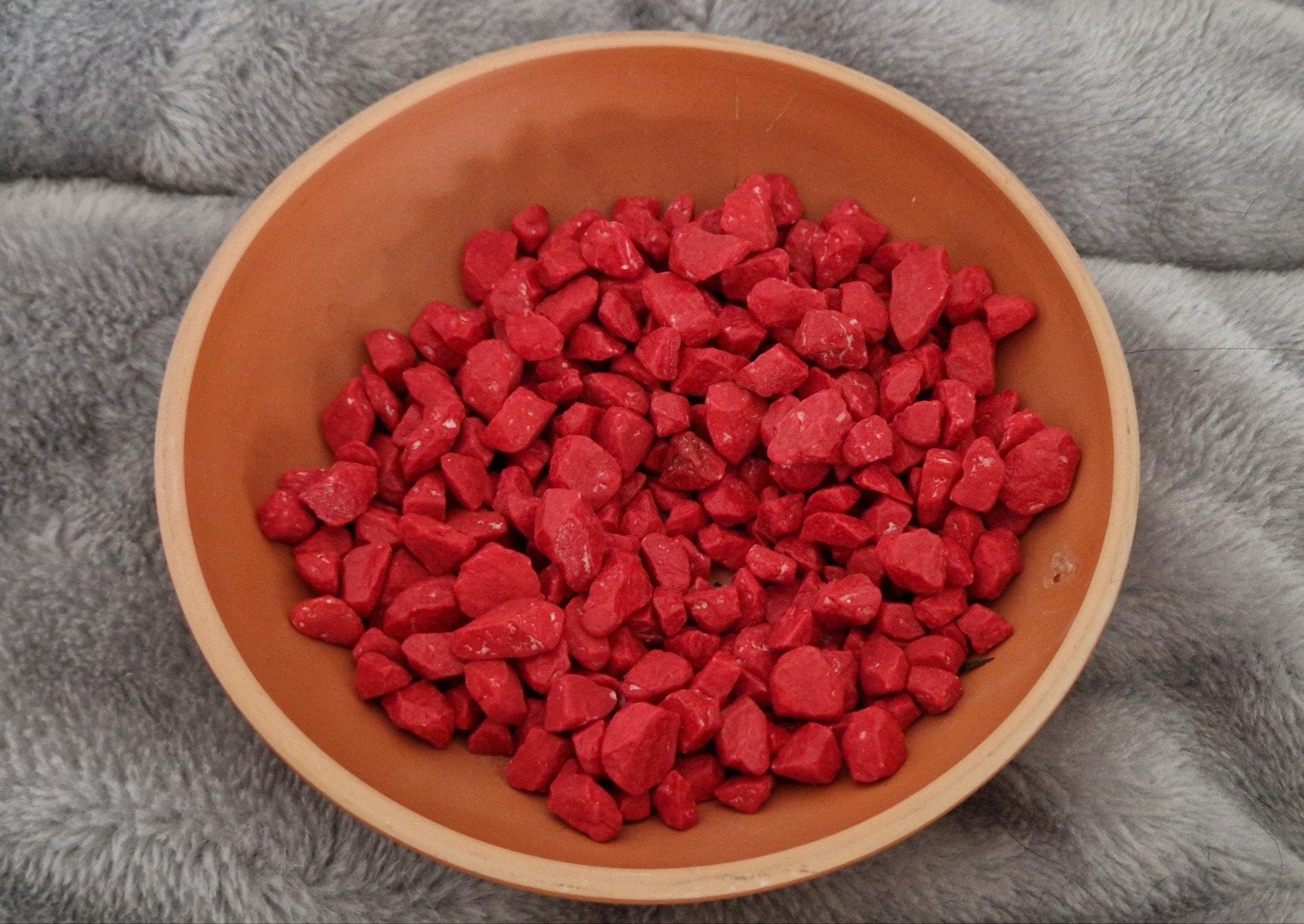 Rood Siergrind/Split voor Tuin en Decoratie, Tuin en Terras, Overige materialen, Nieuw, Ophalen of Verzenden, Grind