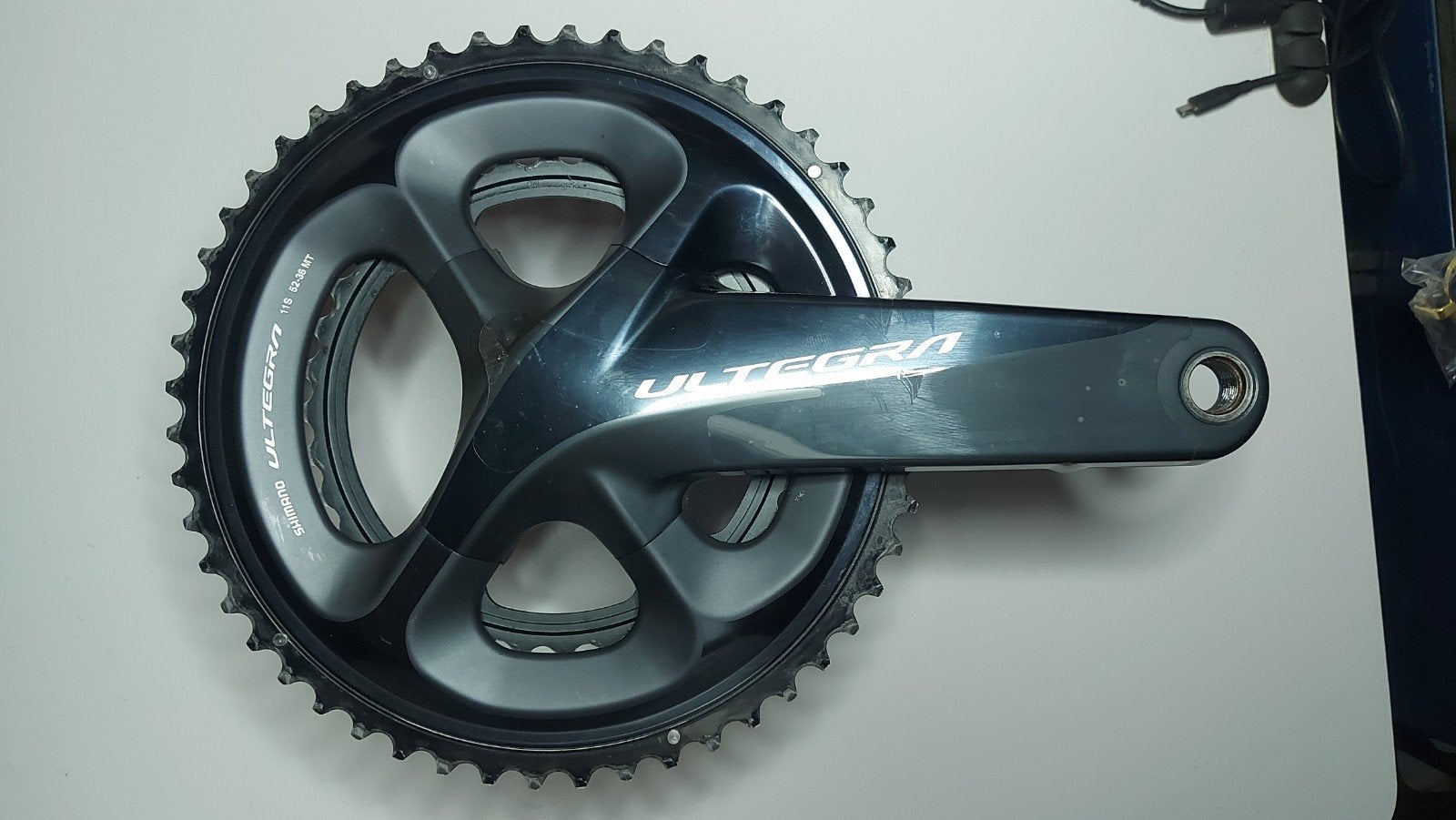 Ultegra R8000 crankstel met 52-36T (175mm), Crankstel of Pedalen, Ophalen of Verzenden, Zo goed als nieuw, Aluminium