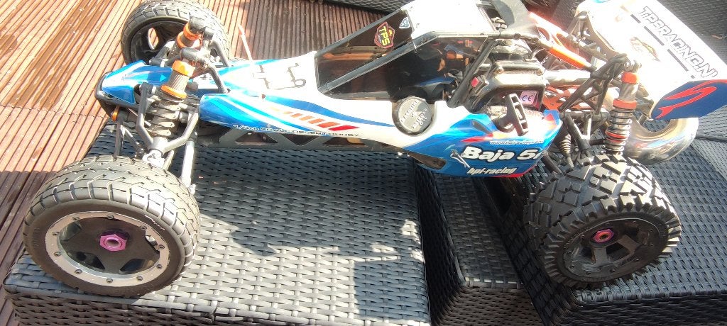 HPI Baja 5b 1:5 RC Auto Benzine  €650,-, Ophalen, Benzine, Gebruikt, Auto offroad