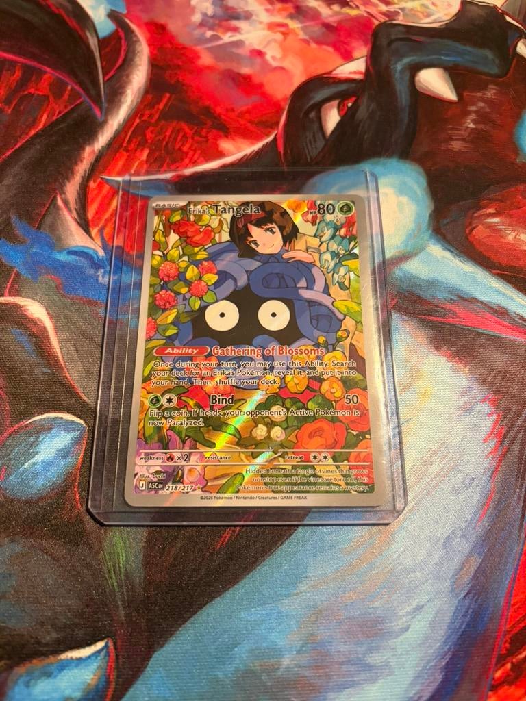 Erika’s Tangela - 218/217 - Ascended Heroes - (ASC), Ophalen of Verzenden, Nieuw, Losse kaart, Foil