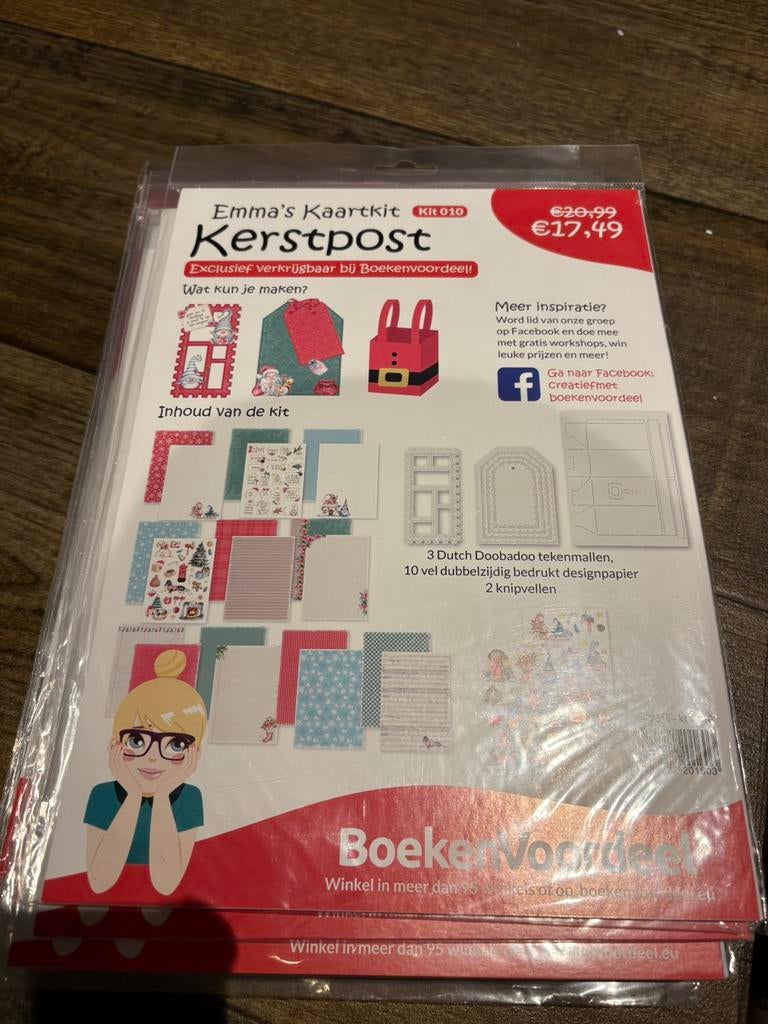 NiEUW ! Emma pakket nu 7,50 kerstpost, Hobby en Vrije tijd, Ophalen of Verzenden, Zo goed als nieuw, Overige thema's, Pons of Mal