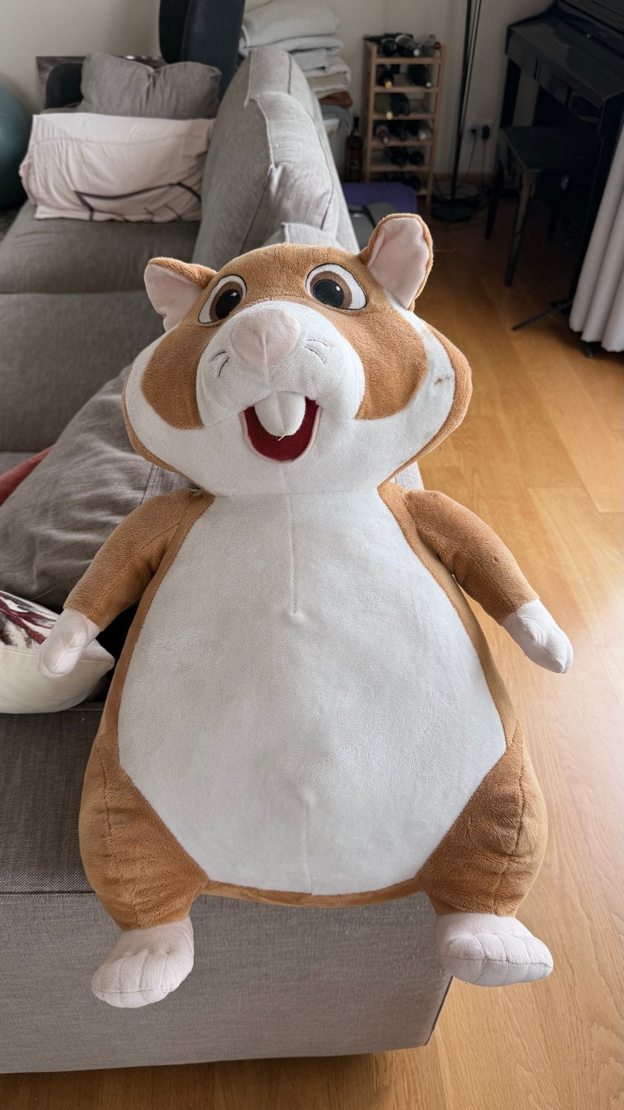 Grote Albert Heijn Hamster Knuffel 57 cm hoog, Ophalen, Albert Heijn, Hamster, Zo goed als nieuw
