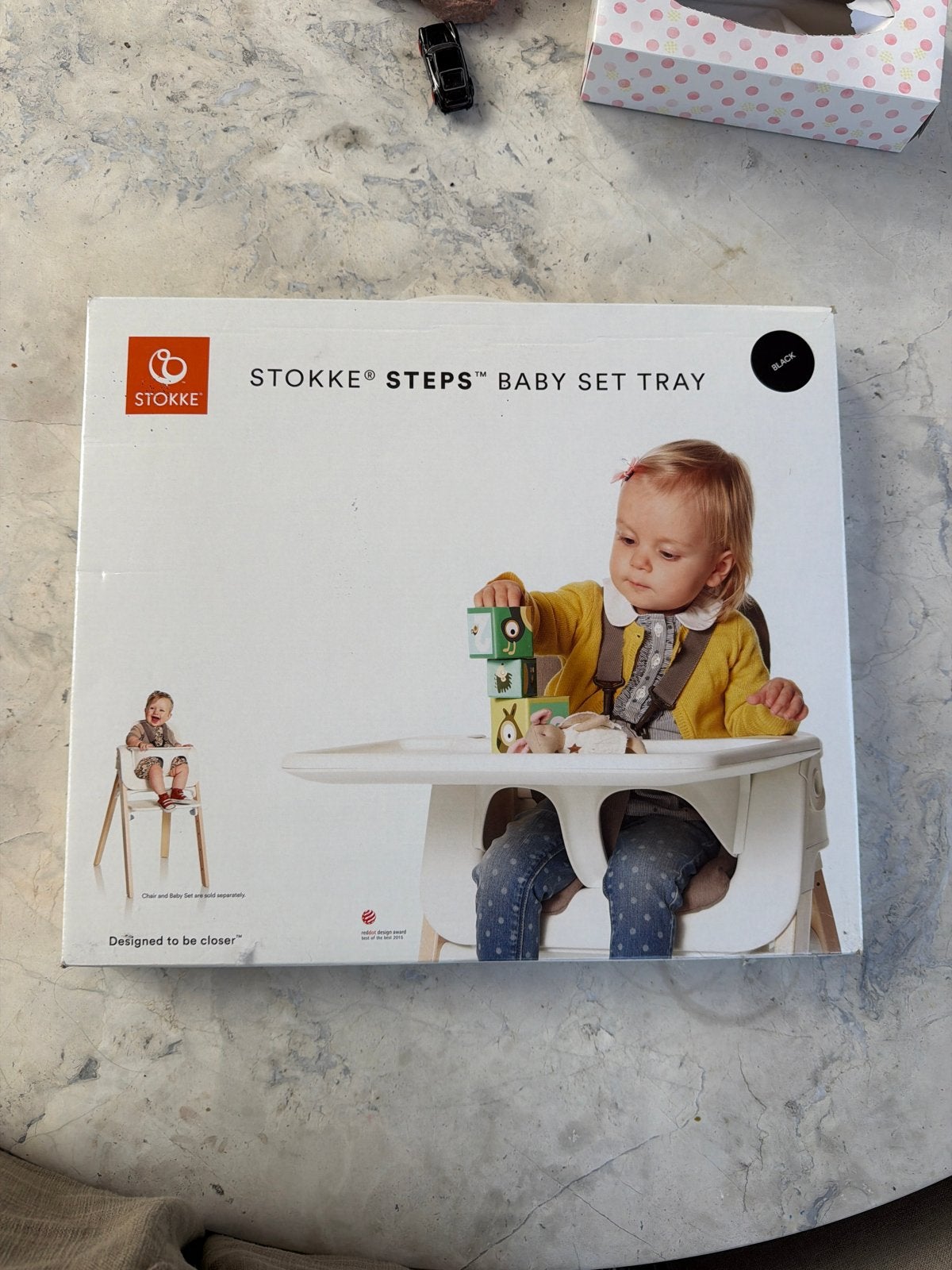 Stokke Steps Baby Set Tray - Nieuw in doos, Ophalen of Verzenden, Nieuw, Overige typen, Afneembaar eetblad