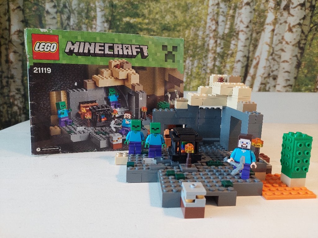Lego Minecraft Dungeon 21119, Gebruikt, Minecraft, Lego, Ophalen of Verzenden