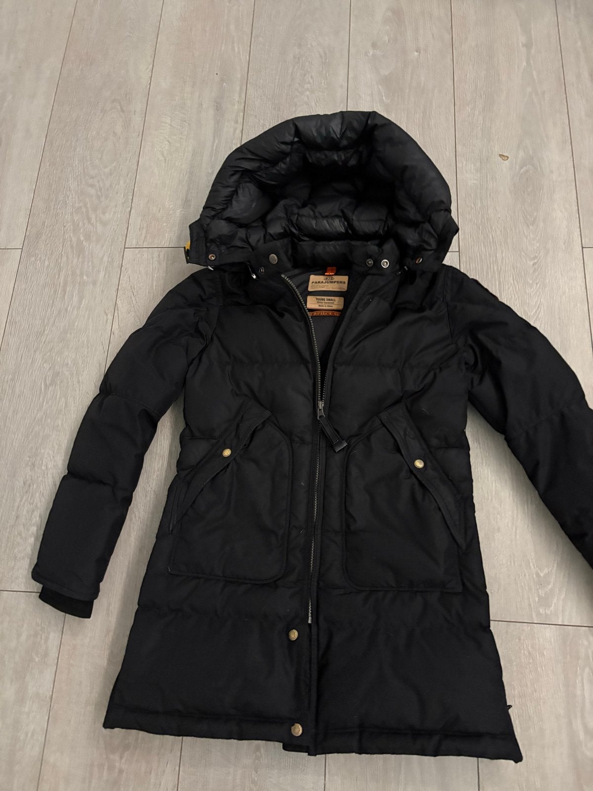 Parajumpers Masterpiece Series donsjas - Zwart - Maat S, Ophalen of Verzenden, Zo goed als nieuw, Maat 36 (S), Zwart