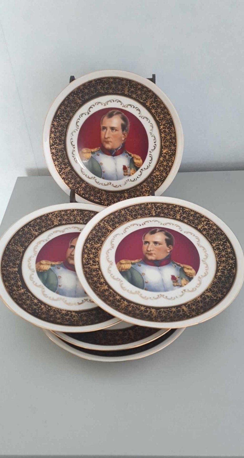 Antieke 5 Duitse Napoleon Borden., Ophalen of Verzenden