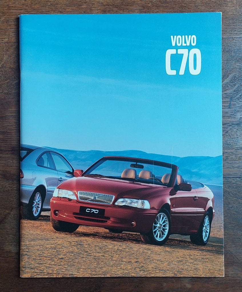 Nette Volvo C70 folder bj 2001, Ophalen of Verzenden, Zo goed als nieuw, Volvo