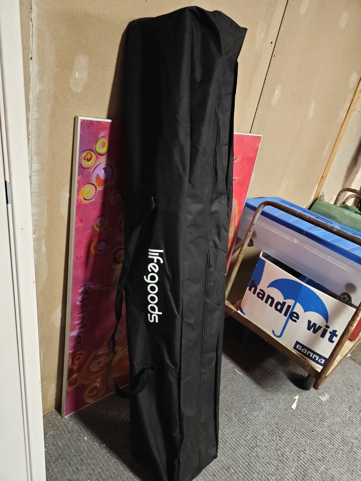 Partytent / Feesttent  donkergrijs 3x3, Ophalen, Opvouwbaar, Partytent, Minder dan 4 meter