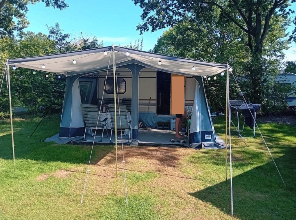 Caravan voortent + luifel maat 6 (776-800 omloopmaat), Ophalen, Gebruikt