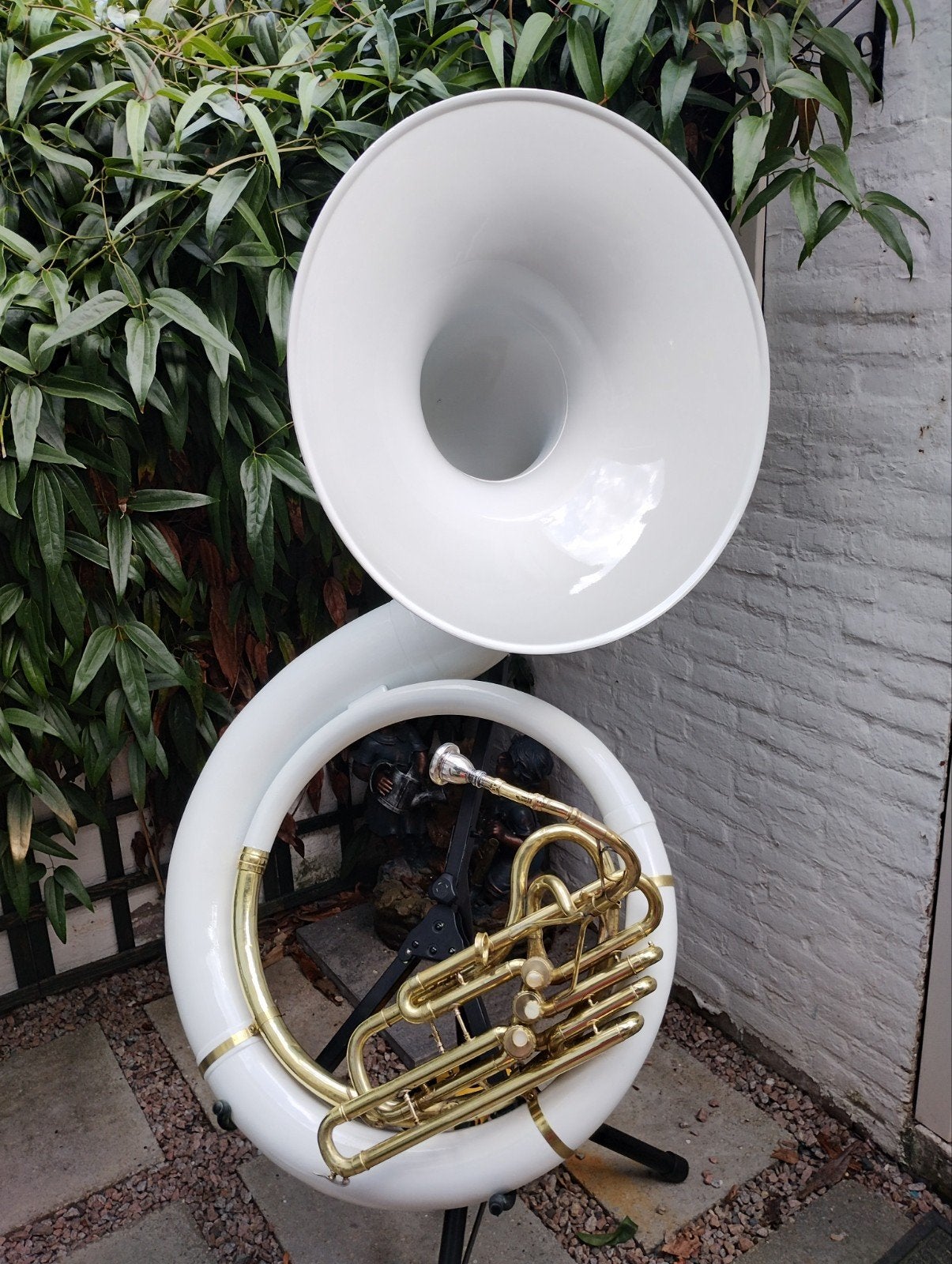 CONN 22K short action Sousafoon, Ophalen of Verzenden, Gebruikt, Bes-tuba, Met koffer of draagtas
