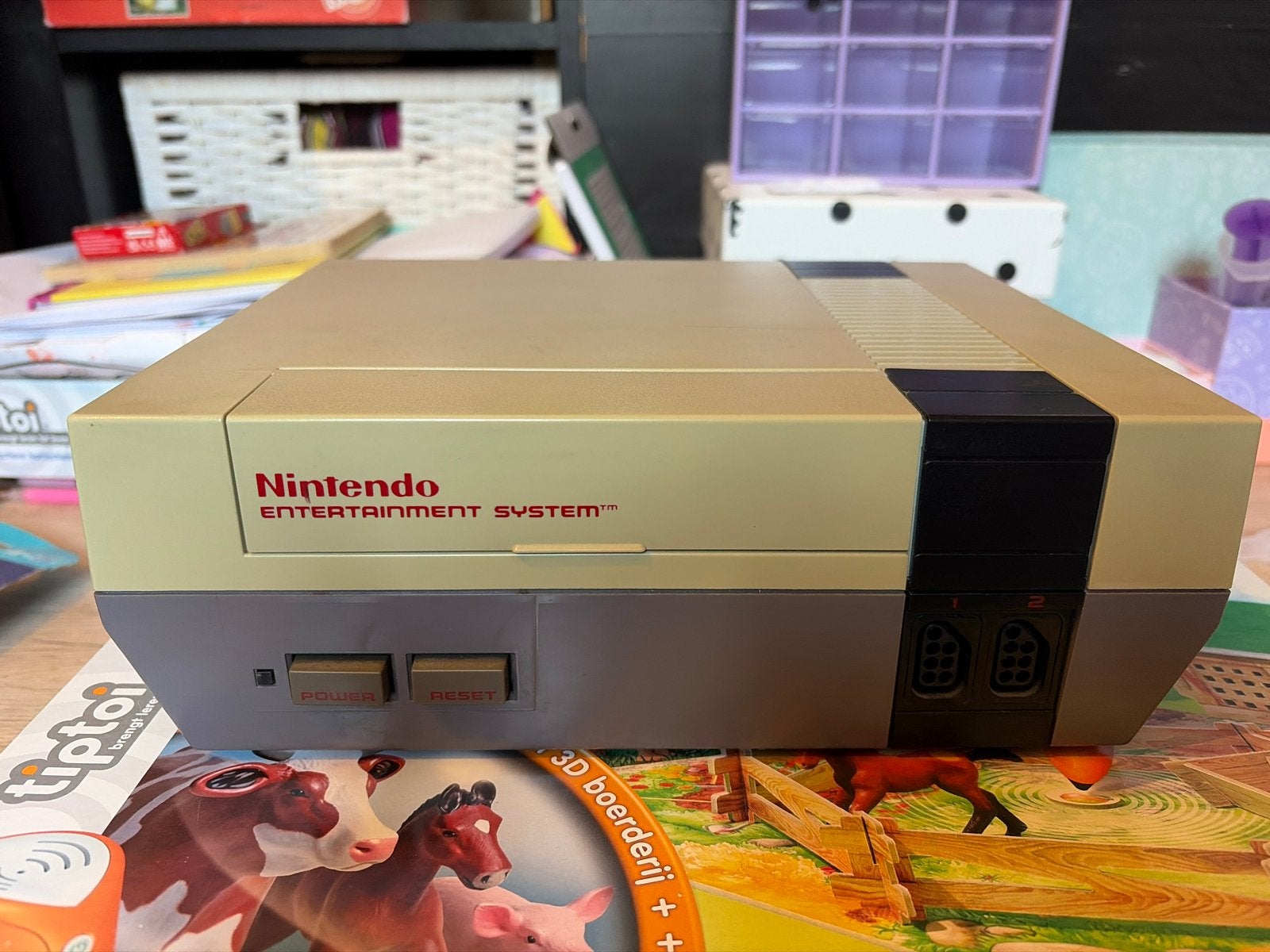 Nintendo Entertainment System (NES) Console, Ophalen of Verzenden, Gebruikt, Zonder controller