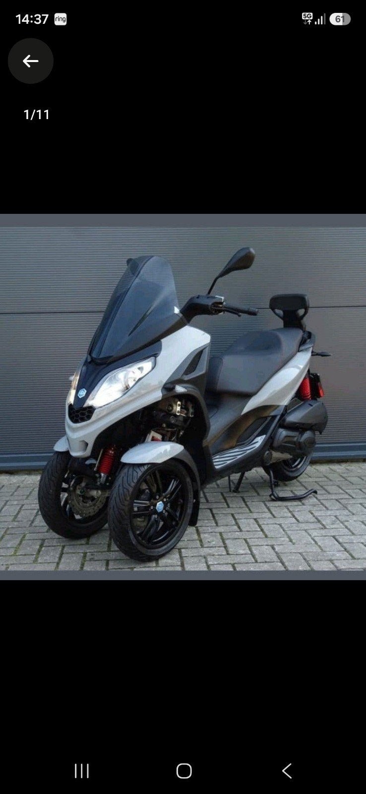 Piaggio mp3 300 hpe Sport 2021 3900km, Overige modellen, Nieuw, Ophalen of Verzenden, Benzine
