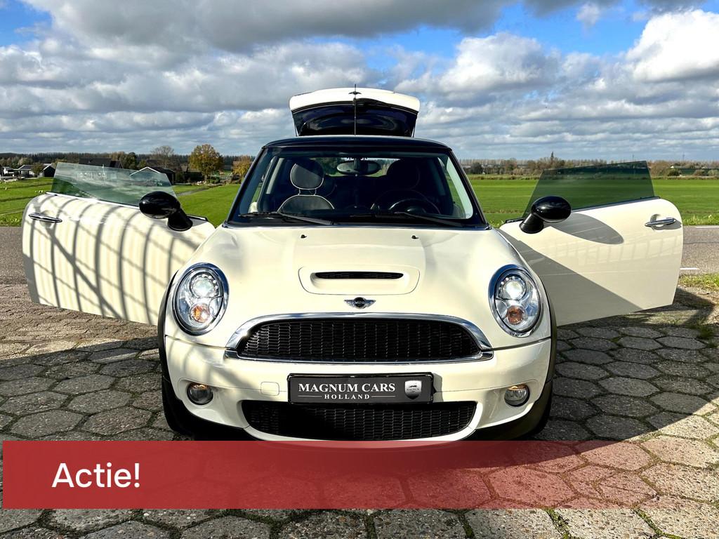 Mini Mini 1.6 Cooper S ACTIE: NU TOT €500 KORTING! AIRCO|, Auto's, Mini, 4 cilinders, 4 stoelen, Leder, Bedrijf