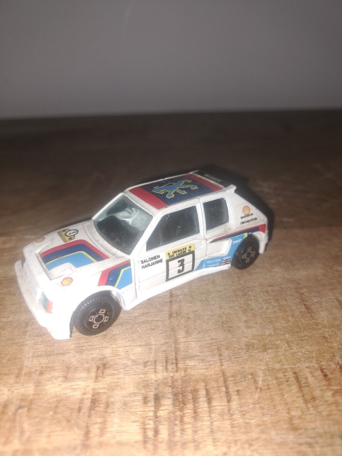 Burago model peugeot 205 turbo, Overige merken, Gebruikt, Auto, Ophalen of Verzenden