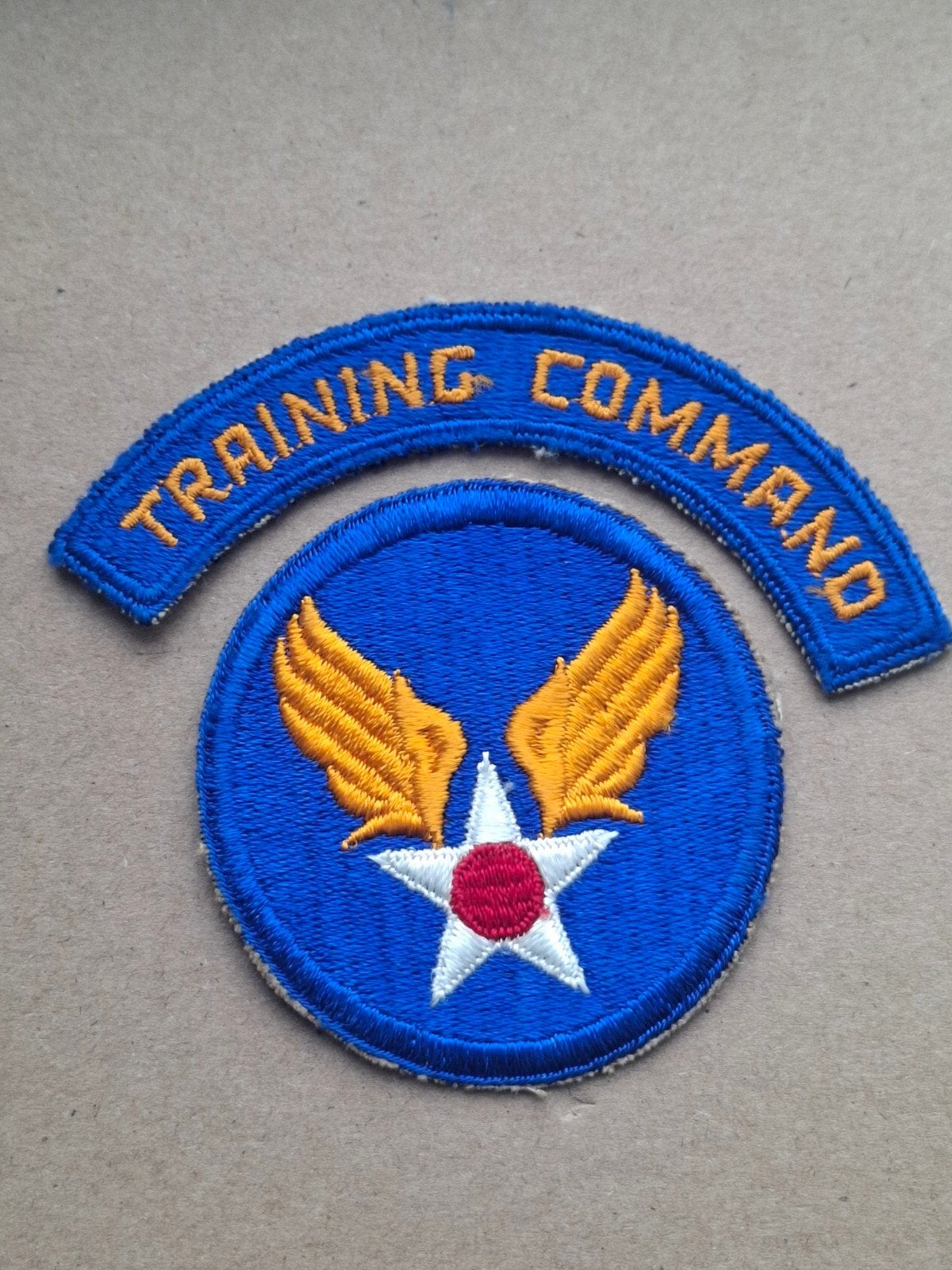 WW2 US Air Force Training Command Patch, Ophalen of Verzenden, Luchtmacht, Amerika, Embleem of Badge