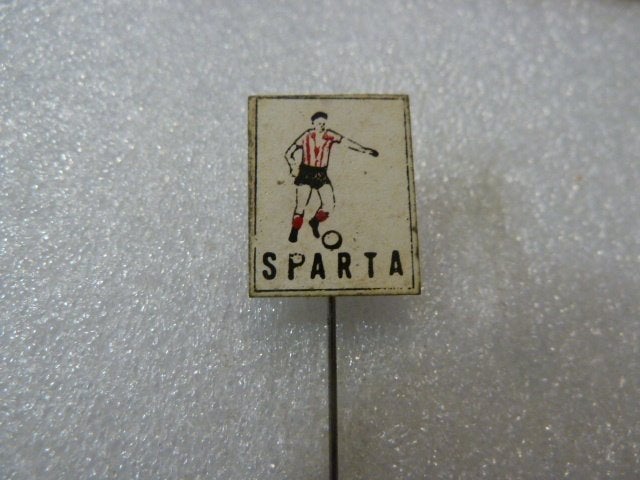 Vintage Sparta voetbalspeldje, Ophalen of Verzenden, Gebruikt, Sport, Speldje of Pin