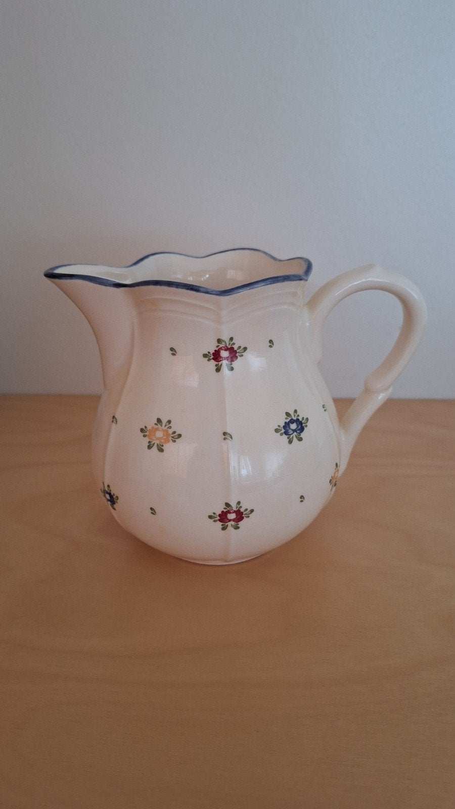 Zeller Fayencerie Petite Rose water- of melkkan., Ophalen of Verzenden