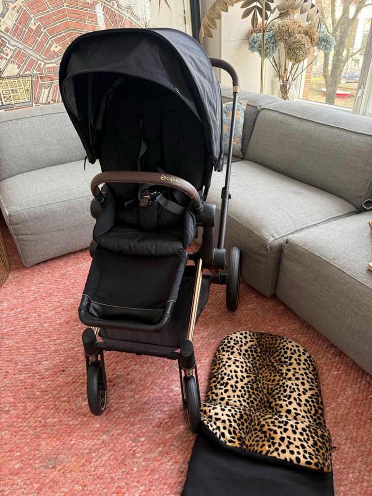 Cybex Priam Platinum kinderwagen met reiswieg en zitting, Kinderen en Baby's, Kinderwagens en Combinaties, Zo goed als nieuw, Combiwagen