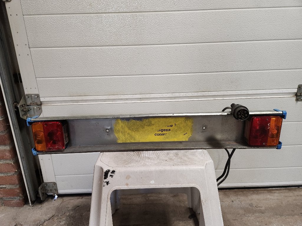 lichtbalk aanhanger / fietsendrager/ boottrailer, Ophalen, Gebruikt