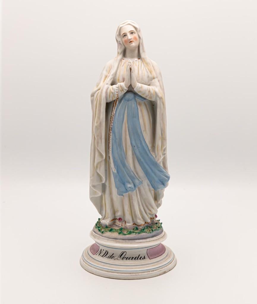 Maria Lourdes biscuit porselein, Antiek en Kunst, Ophalen of Verzenden
