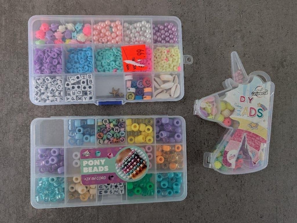 Kralenset / diverse kralen voor armbandjes, Ophalen of Verzenden, Gebruikt, Kraal