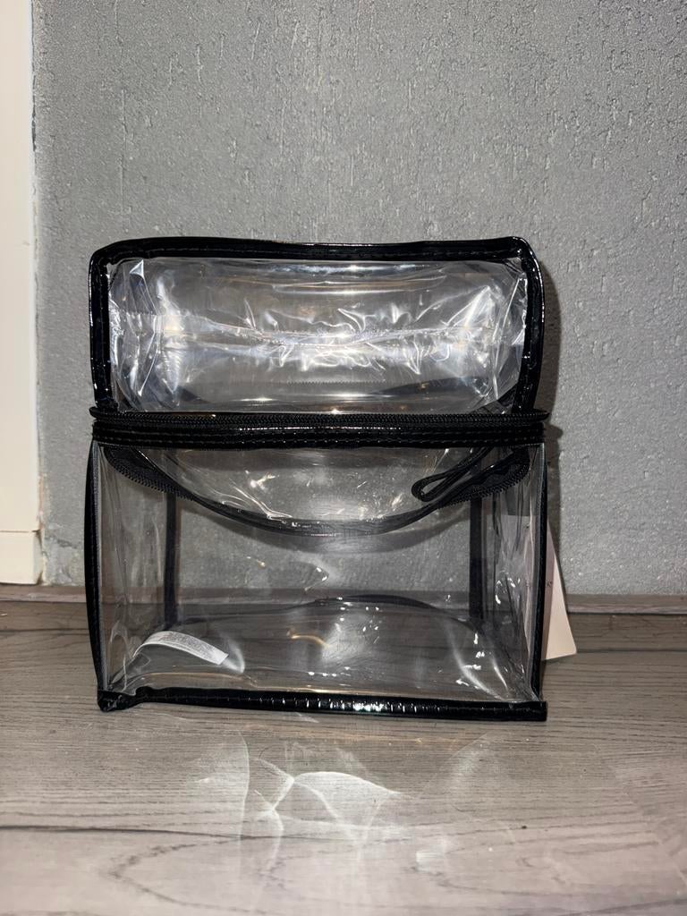 Primark Transparante Toilettas Set - Nieuw, Ophalen of Verzenden, Nieuw, Zwart, Heer of Dame