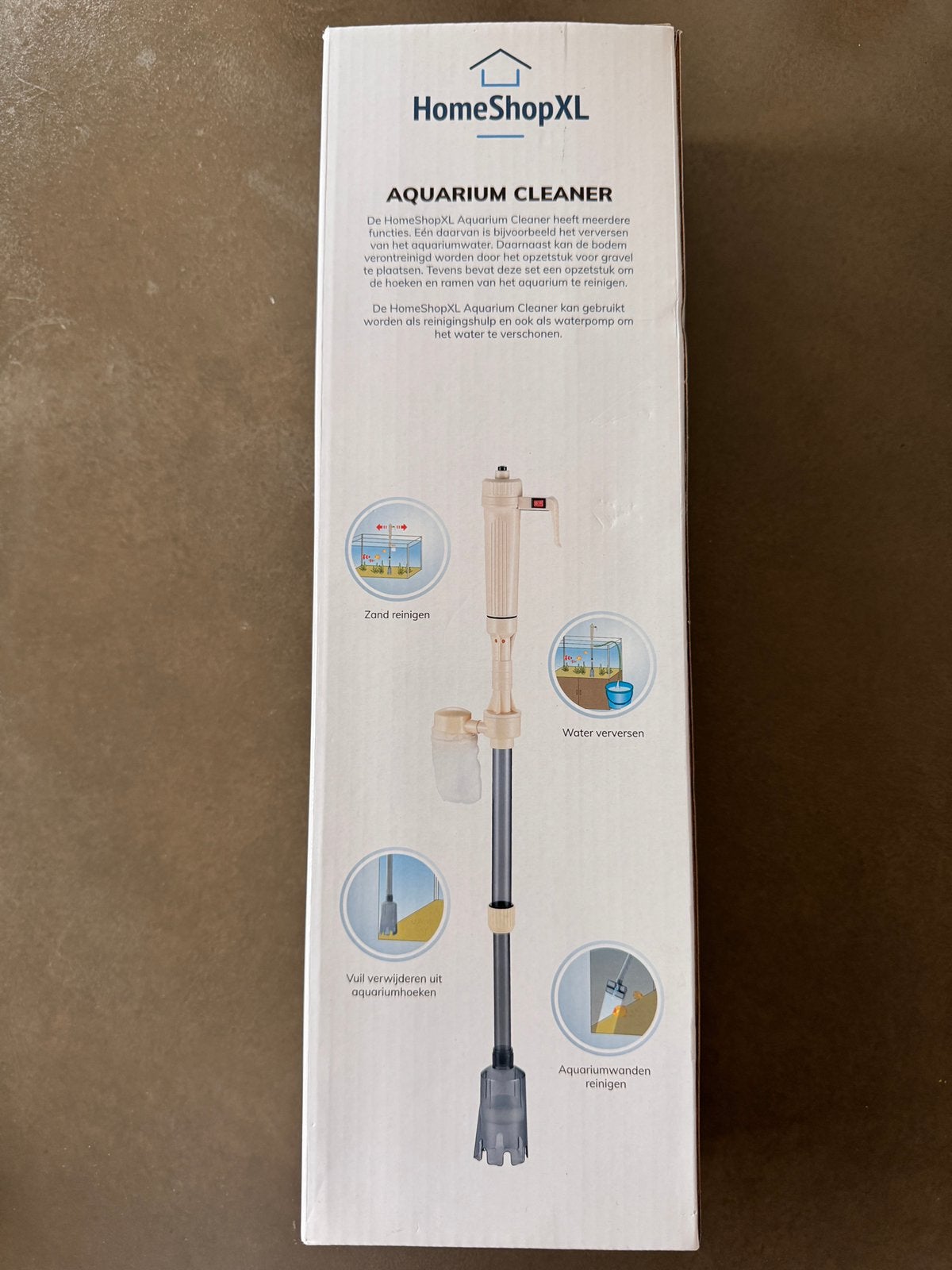 Aquairum cleaner, Ophalen of Verzenden, Zo goed als nieuw