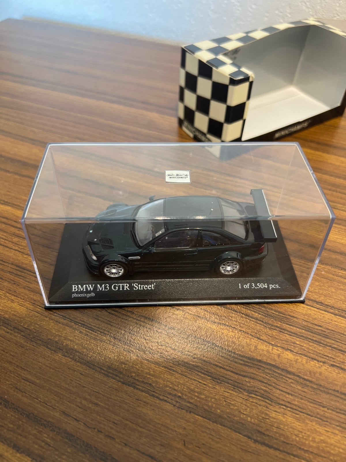 Minichamps BMW M3 GTR 'Street' 1:43 - Nieuw in doos, Ophalen of Verzenden, Zo goed als nieuw, Auto, MiniChamps