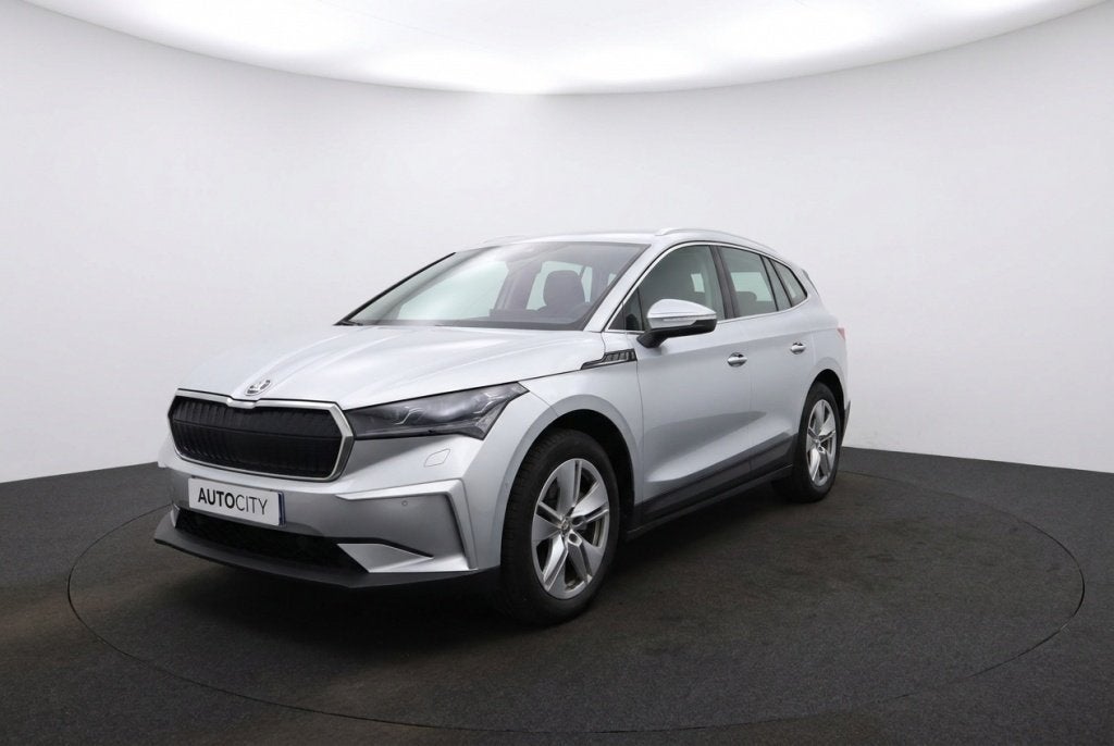 Skoda Enyaq 80 Loft 82 kWh 97.66% SOH! Panorama l Warmtepomp, Automaat, 0 cilinders, Gebruikt, Leder en Stof