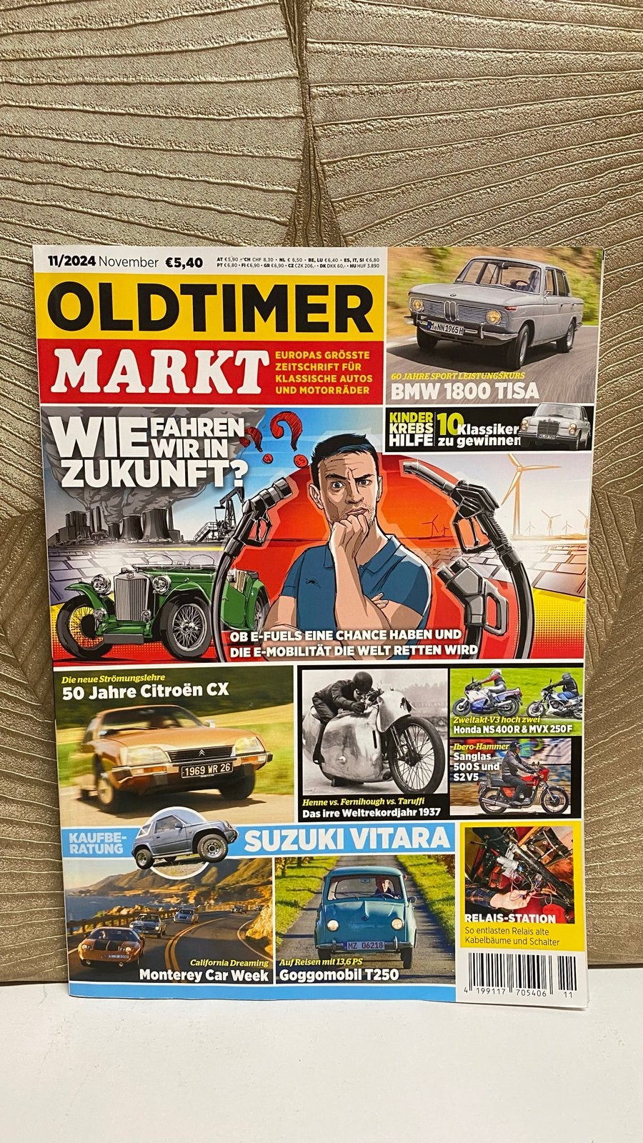 Oldtimer Markt Magazine 11/2024 - Klassieke Auto's & Motoren, Boeken, Ophalen of Verzenden, Zo goed als nieuw, Overige typen