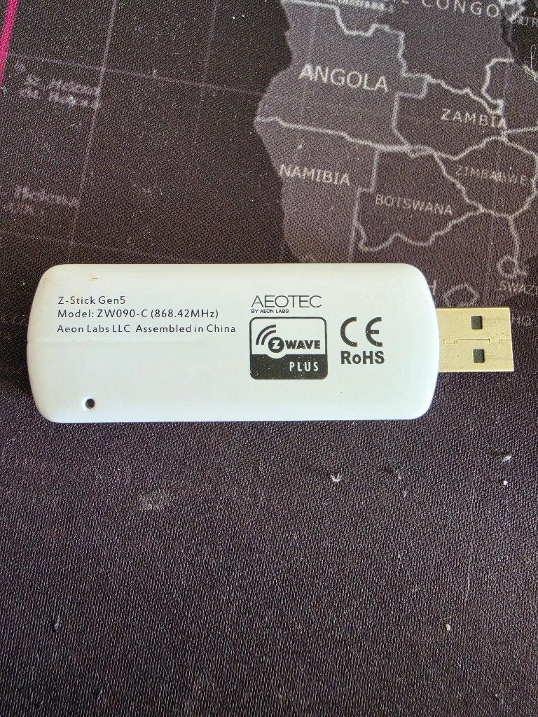 Aeotec Z-Stick Gen5 Z-Wave Plus USB-controller – ZW090-C, Ophalen of Verzenden, Gebruikt