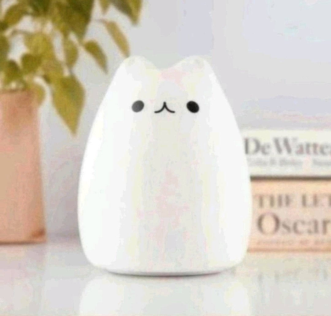 Schattig Kat Nachtlampje Siliconen LED Lampje voor Kinderen, Kinderen en Baby's, Kinderkamer | Inrichting en Decoratie, Overige merken