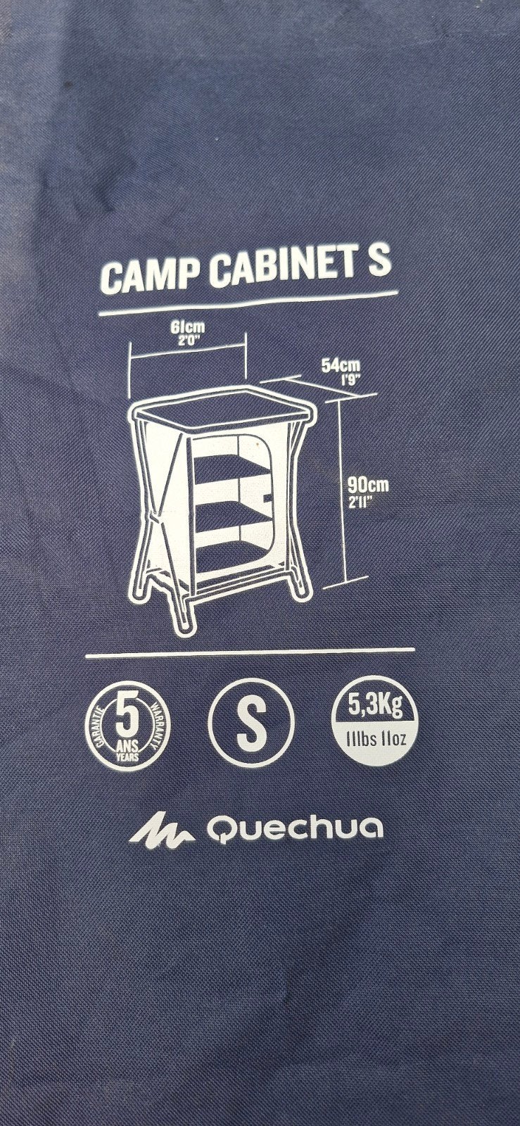 Quechua Camp Cabinet S - Compacte Campingkast, Ophalen of Verzenden, Zo goed als nieuw