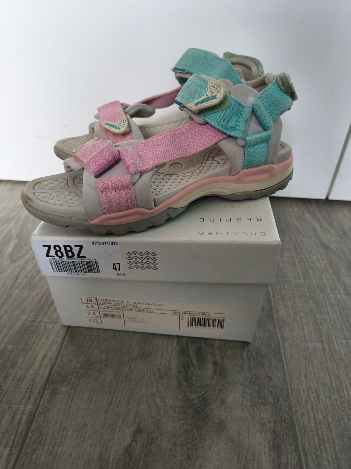 Geox sandalen, Ophalen of Verzenden, Zo goed als nieuw, Meisje, Overige typen
