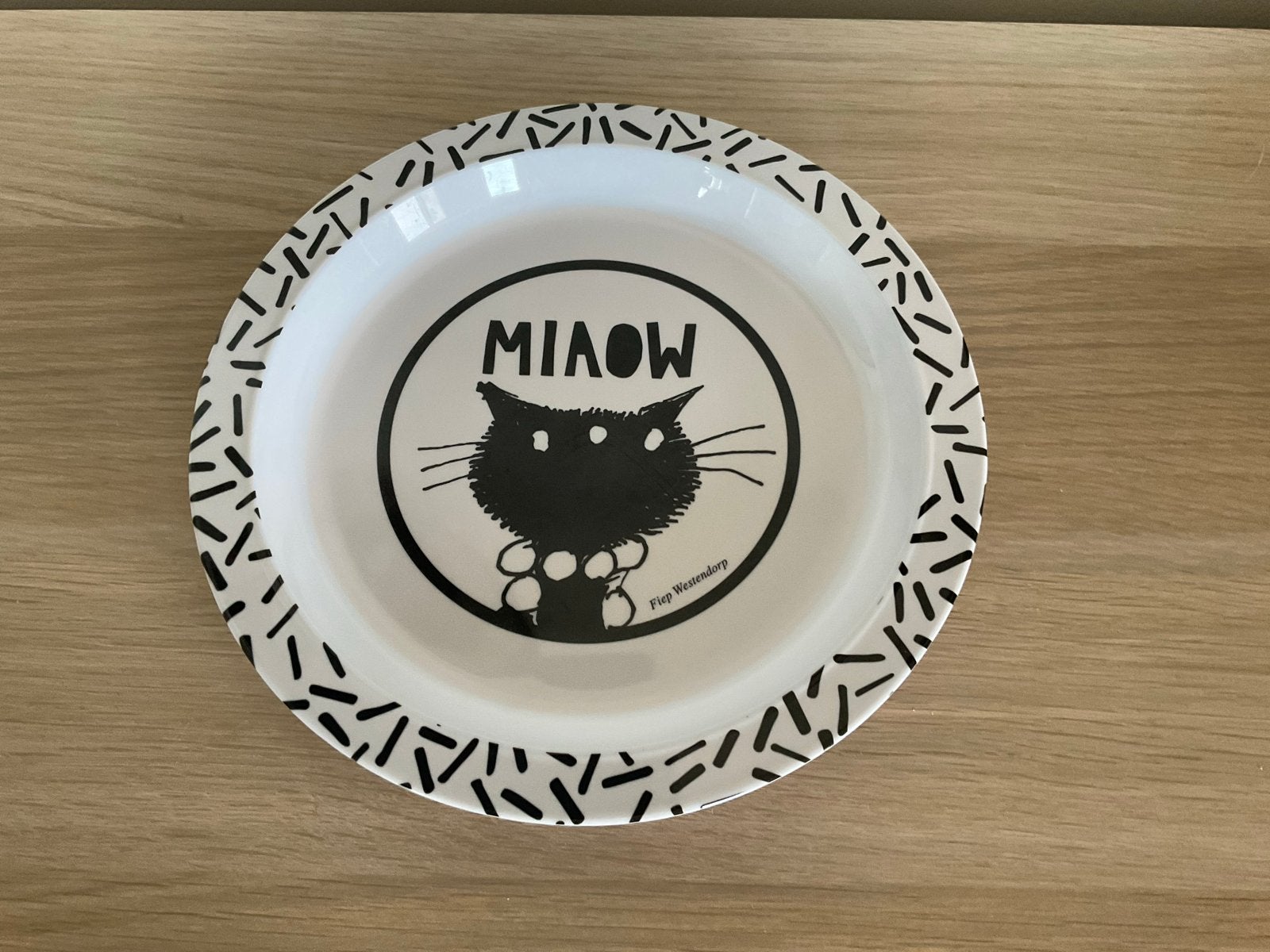 Bord Siepie HEMA - Fiep Westendorp kinderbord MIAOW, Ophalen of Verzenden, Gebruikt