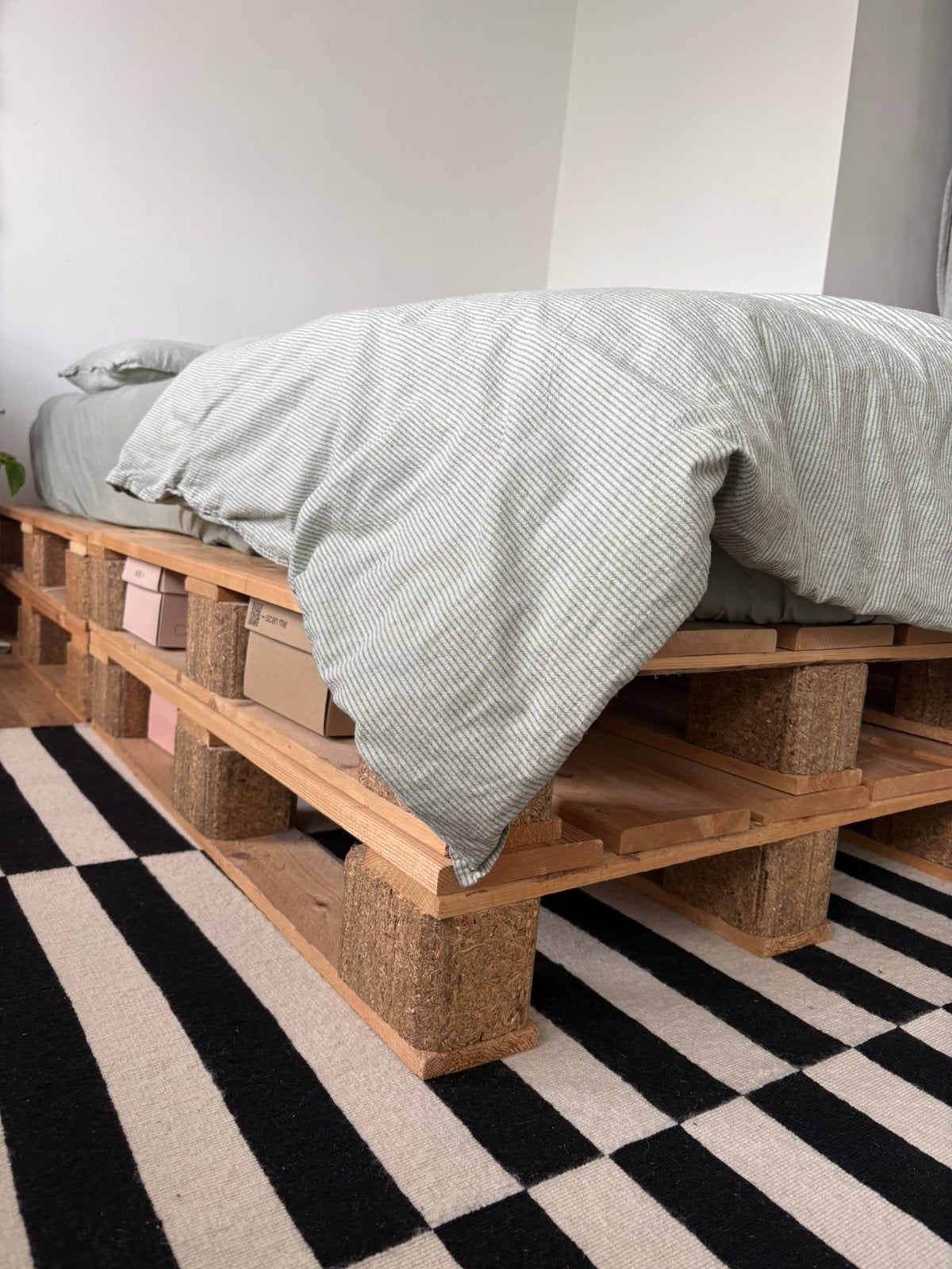 8x Behandelde houten pallets. Perfect voor bed, tuin of DIY!, Ophalen, Zo goed als nieuw, Hout