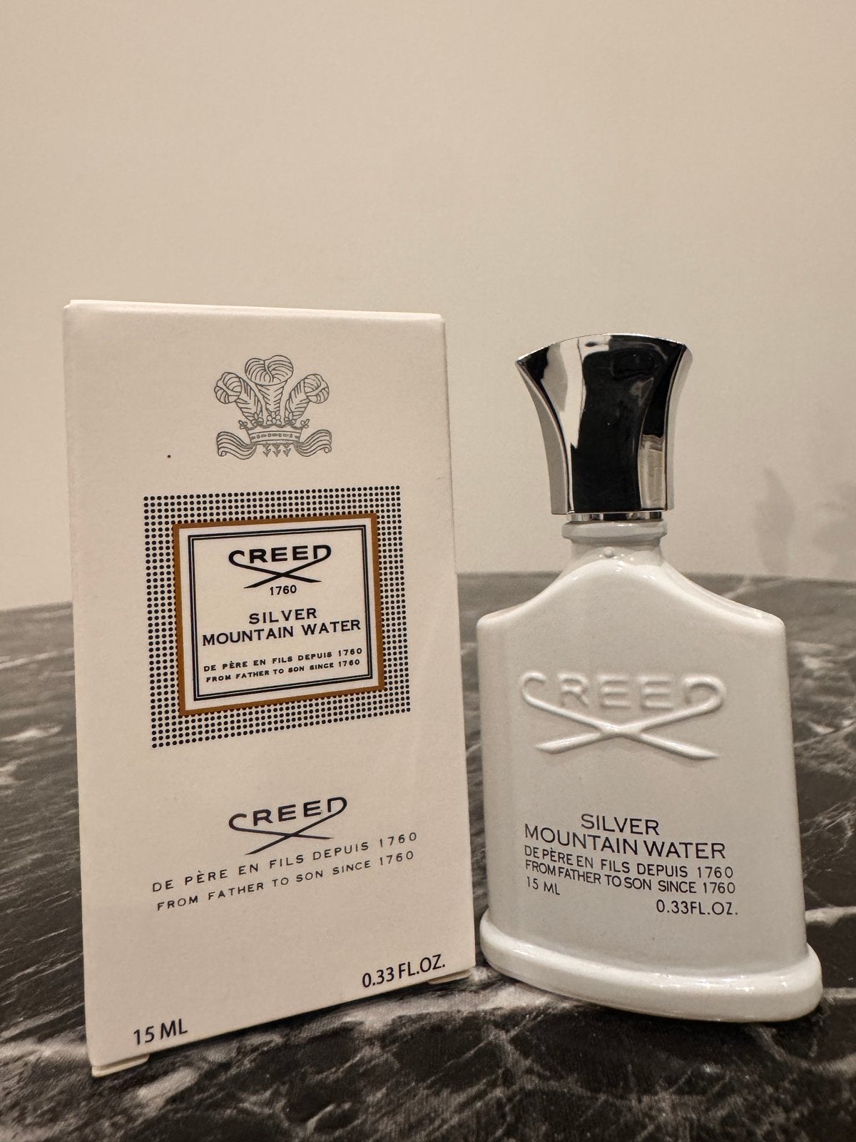 Creed Silver Mountain Water Miniatuur 15 ml - Nieuw, Ophalen of Verzenden, Nieuw
