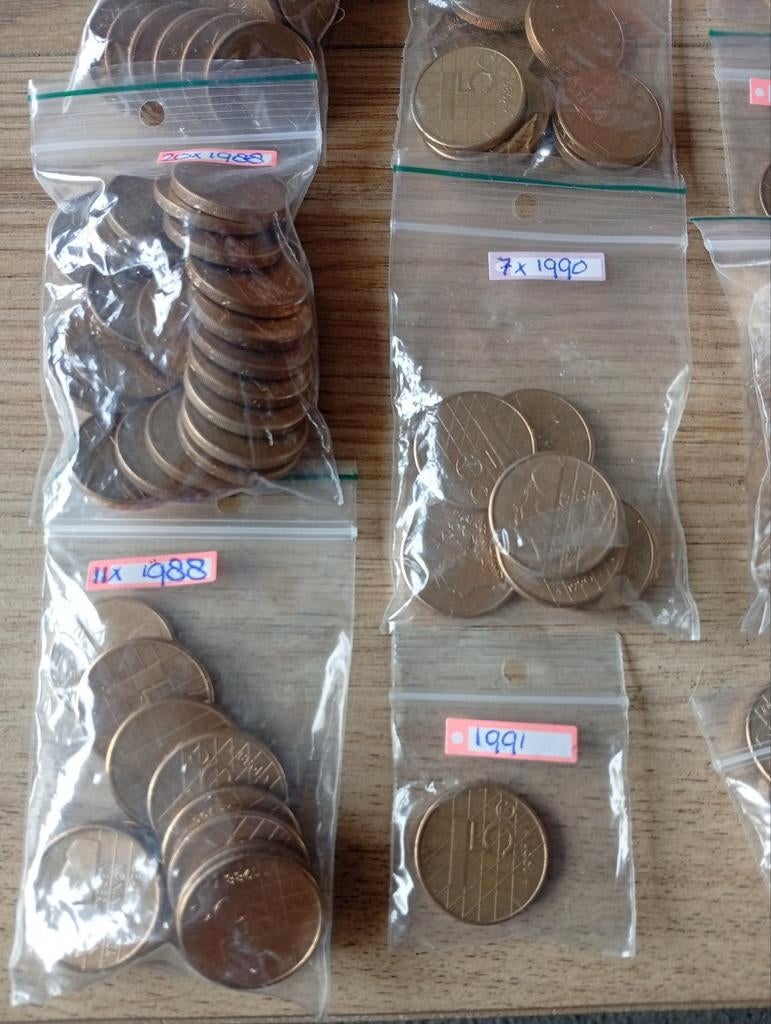 118 stuks 5 gulden munten, Postzegels en Munten, Munten | Nederland, Ophalen of Verzenden, 5 gulden, Losse munt