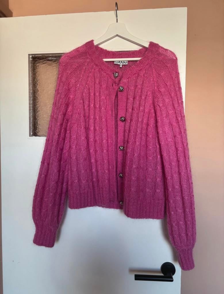 Ganni mohair vest, Ophalen of Verzenden, Nieuw, Maat 42/44 (L), Roze