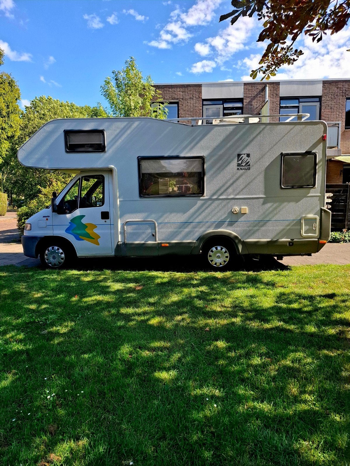 Camper Knaus Traveller 595, Caravans en Kamperen, Particulier, Half-integraal